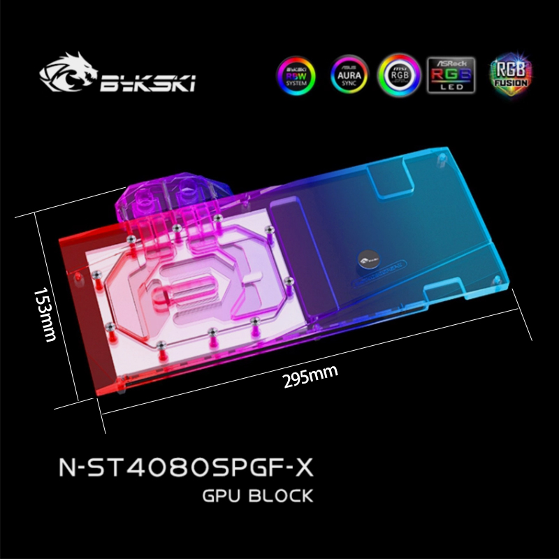 Блок водяного охлаждения Byksk – обзор и цена Rtx 4080 Super 16Gb